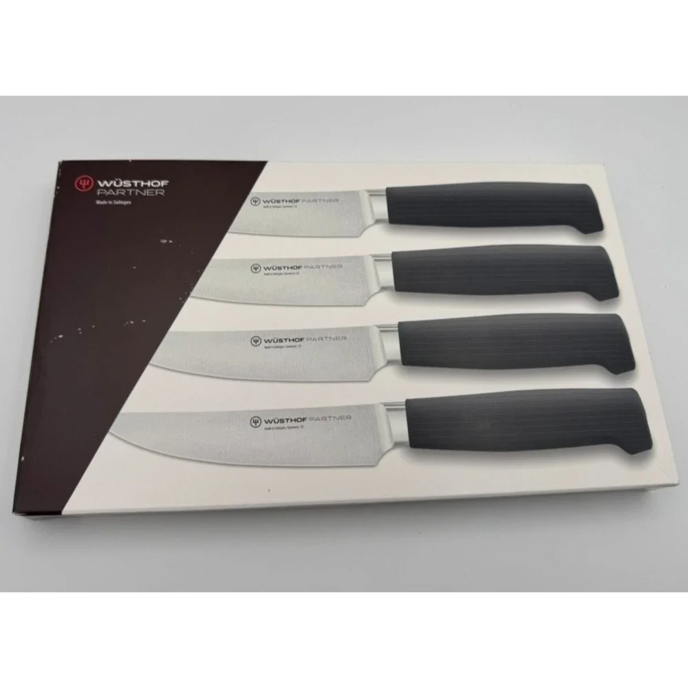 Wusthof Partner 4pc Steak Knife Set Straight Edge